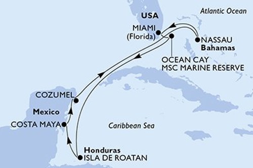 Cruise itinerary