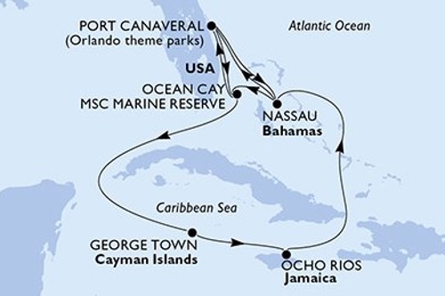 Cruise itinerary