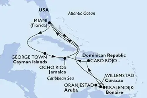 Cruise itinerary