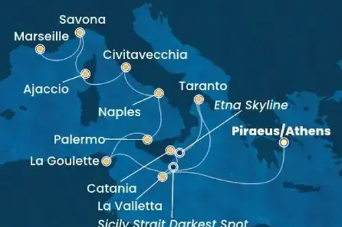 Cruise itinerary