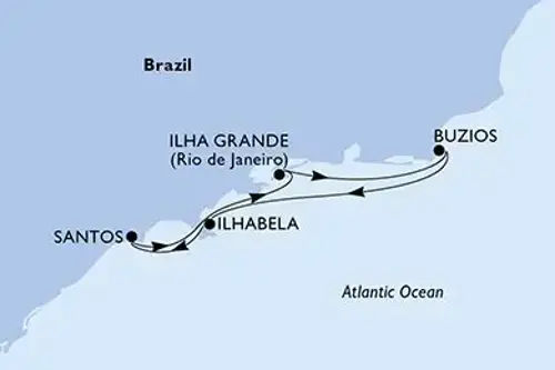 Cruise itinerary