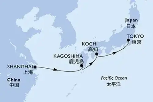 Cruise itinerary