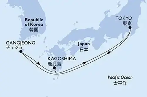 Cruise itinerary