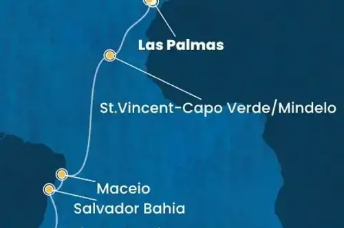 Маршрут круиза