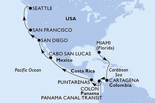 Cruise itinerary