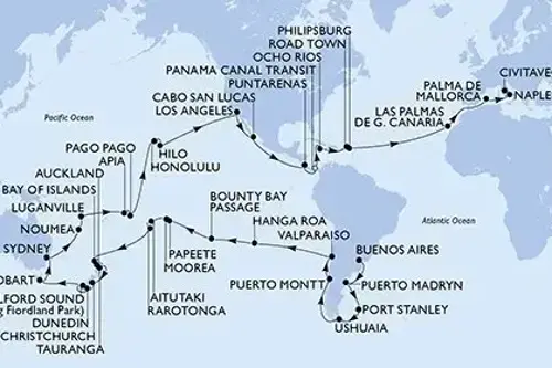 Cruise itinerary