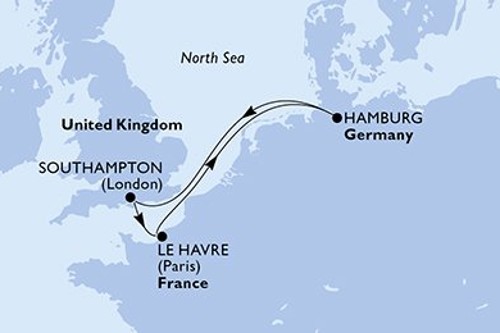 Cruise itinerary