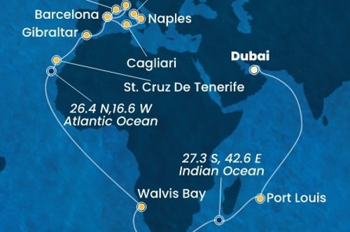 Cruise itinerary