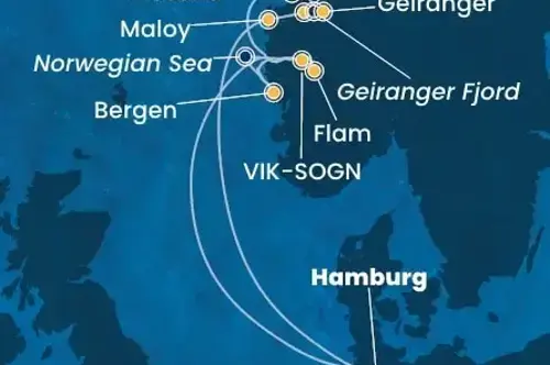 Cruise itinerary