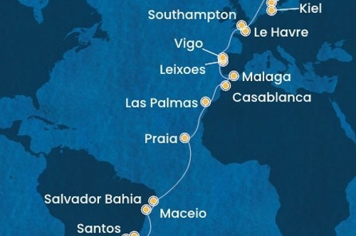 Cruise itinerary