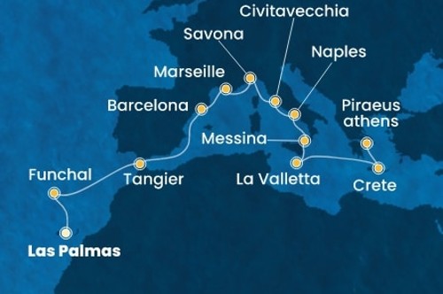 Маршрут круиза