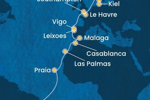 Cruise itinerary