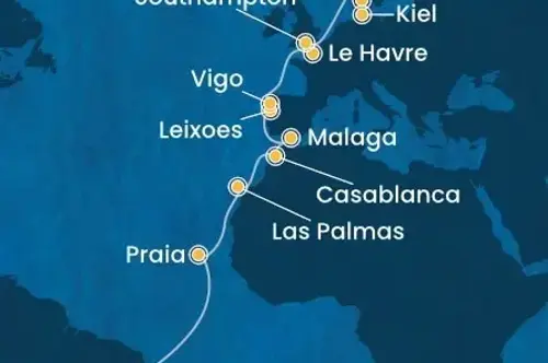 Cruise itinerary