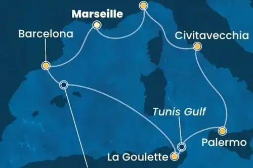 Маршрут круиза