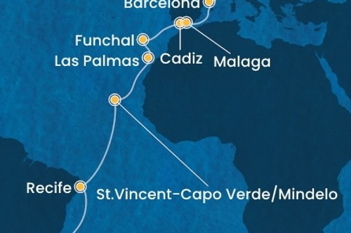 Cruise itinerary