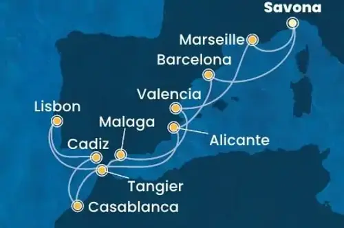 Cruise itinerary