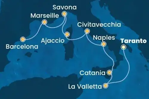 Cruise itinerary