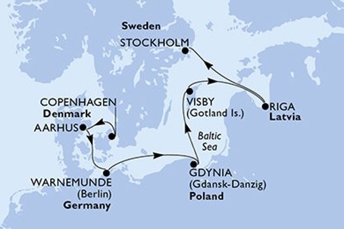 Cruise itinerary