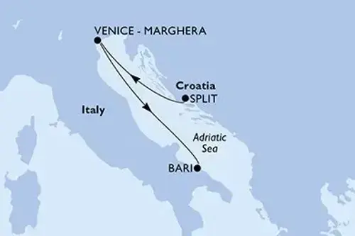 Cruise itinerary