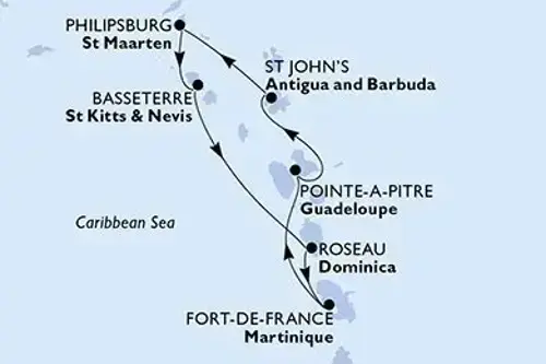 Cruise itinerary