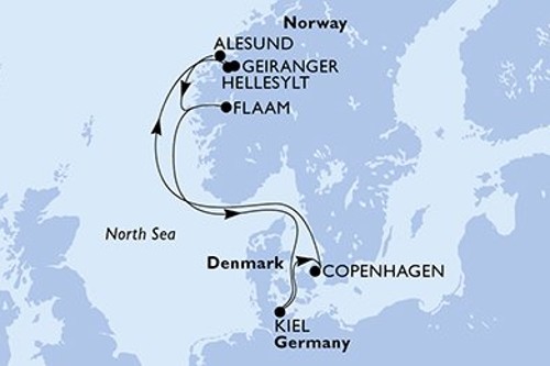 Cruise itinerary