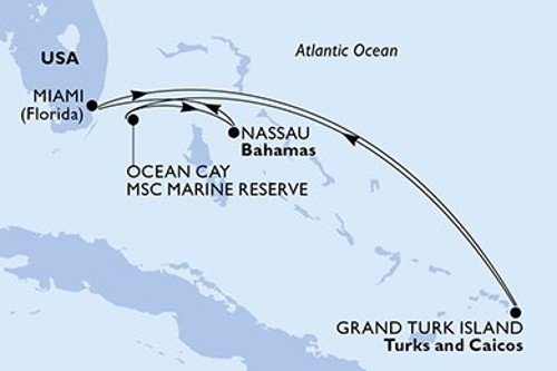 Cruise itinerary