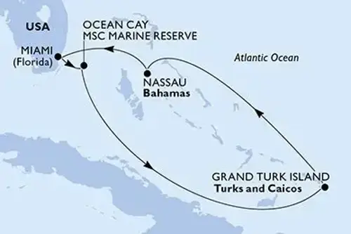 Cruise itinerary