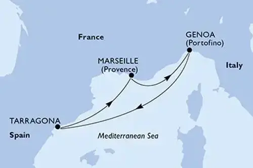 Cruise itinerary