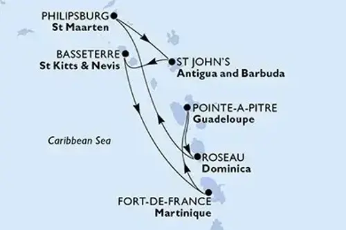 Cruise itinerary