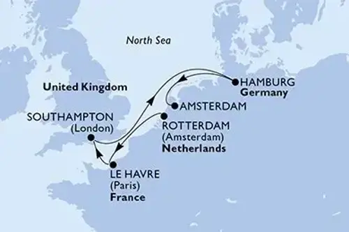 Cruise itinerary