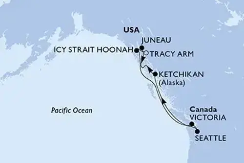 Cruise itinerary