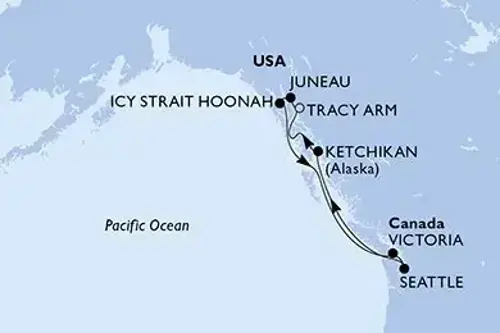 Cruise itinerary