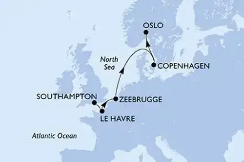 Cruise itinerary