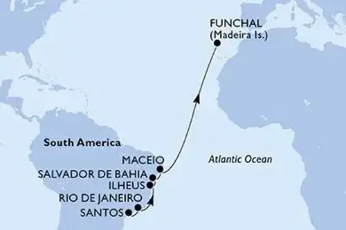 Cruise itinerary