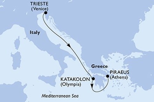 Cruise itinerary