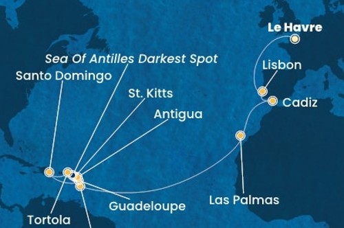 Cruise itinerary