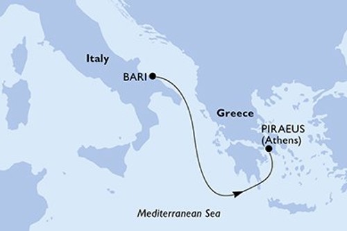 Cruise itinerary