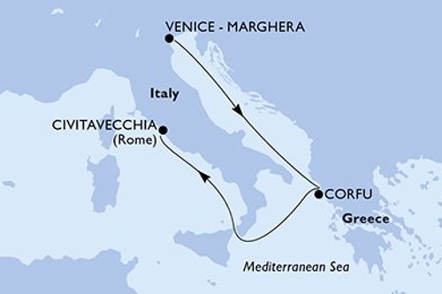 Cruise itinerary
