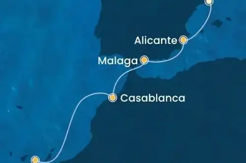 Cruise itinerary