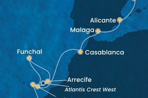 Cruise itinerary