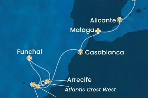 Cruise itinerary