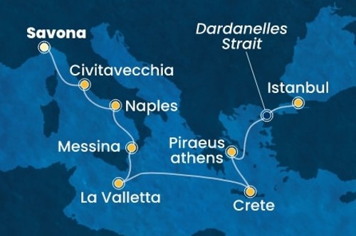 Cruise itinerary