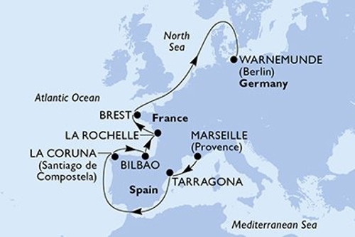 Cruise itinerary