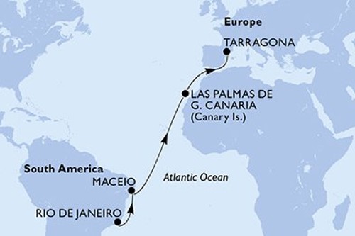 Cruise itinerary
