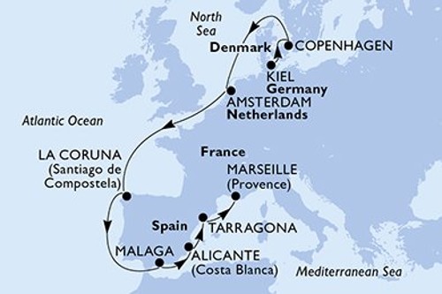 Cruise itinerary