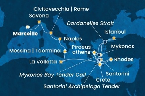 Cruise itinerary