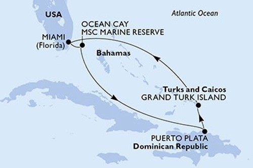 Cruise itinerary
