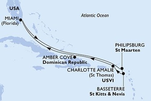 Cruise itinerary
