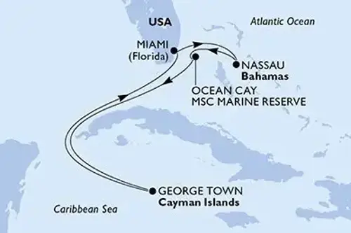 Маршрут круиза