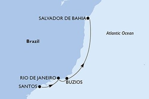 Cruise itinerary